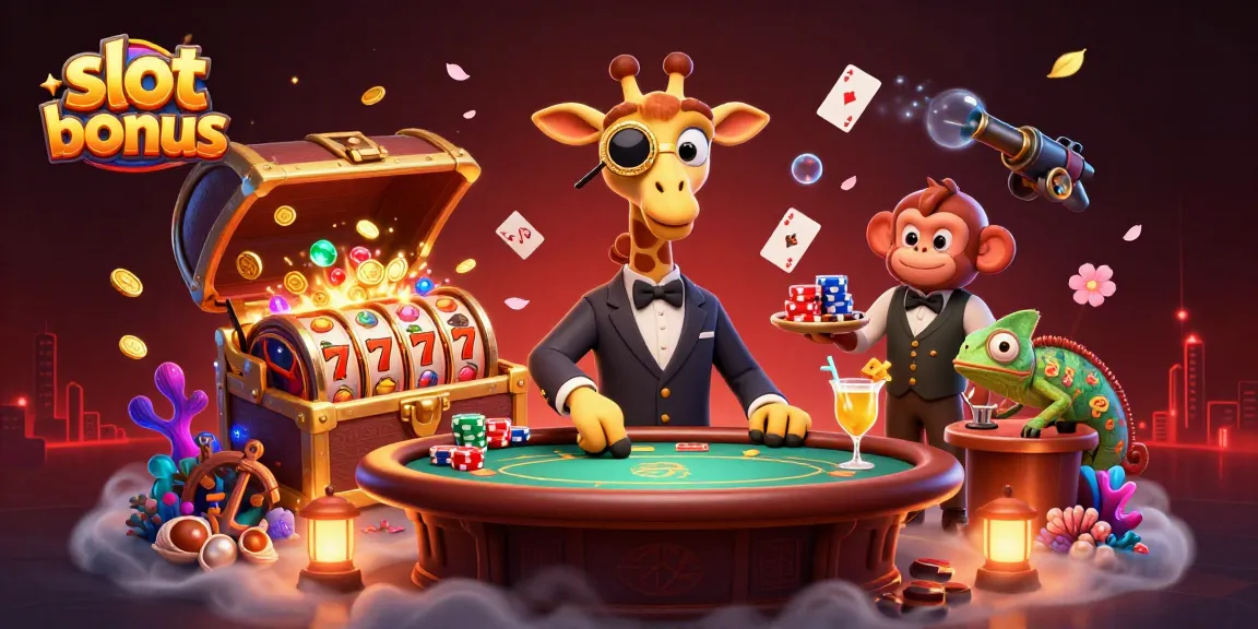 Engage with the slot bonus at an exciting online gaming scene featuring vibrant characters and dynamic play.