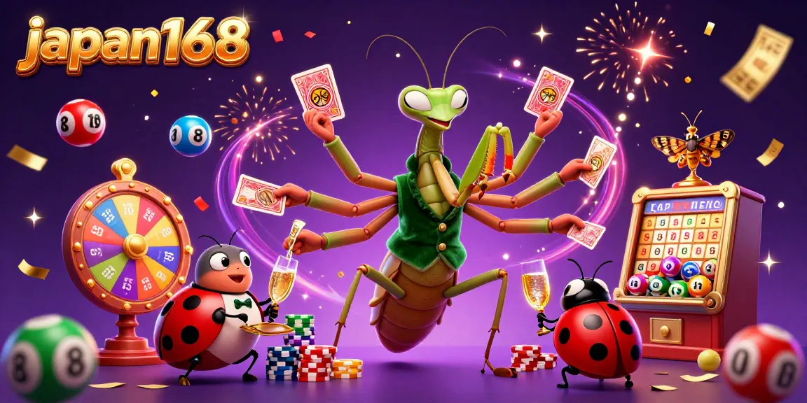 Experience winning strategies with japan168 through vibrant lottery action and dynamic casino scenes.